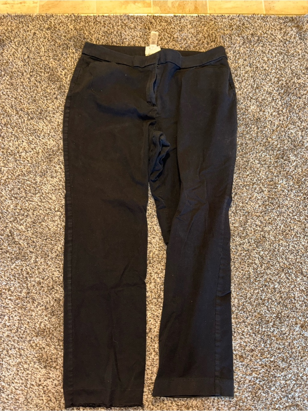 Chico's Black Straight-Leg Stretch Jeans